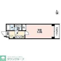 東大宮ガーデン 1Kの間取図画像