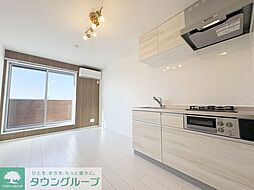 Lyk都町 B棟 201 2階1LDKのリビング/ダイニング