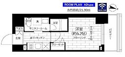 ステージグランデ本千葉 1Kの間取図画像