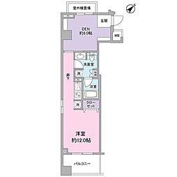 アリーム稲毛海岸 1LDKの間取図画像