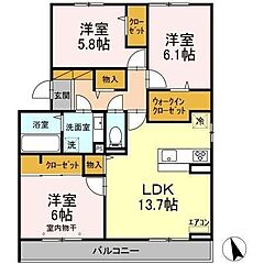 物件の間取り