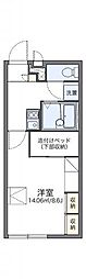 レオパレスミライアル 1Kの間取図画像