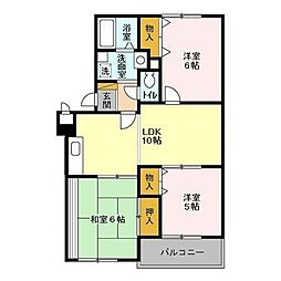 グリーンヒル 3LDKの間取図画像