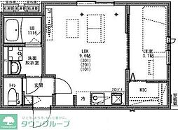 KEIAI RESIDENCE 八千代中央 1LDKの間取図画像