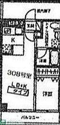 ダイワティアラ津田沼5 1LDKの間取図画像