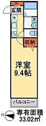 ベラ・フォルム 1Kの間取図画像