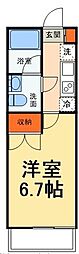 MaisondeGrand津田沼 1Kの間取図画像