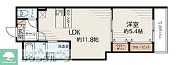 コネクトパーク上志津 1LDKの間取図画像