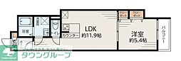 コネクトパーク上志津 1LDKの間取図画像