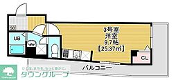 Fortitudo四街道 3階ワンルームの間取り