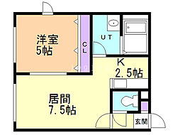 間取図画像 1LDK