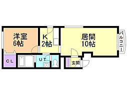 間取図画像 1LDK