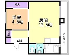 間取図画像 1LDK