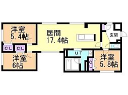 間取図画像 3LDK