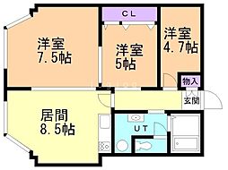 間取図画像 3LDK