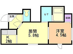 間取図画像 1LDK