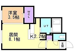 JR函館本線 琴似駅 徒歩9分の賃貸マンション