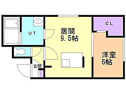 間取図画像 1LDK