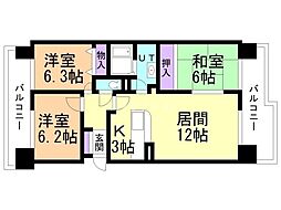 間取図画像 3LDK
