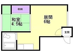 間取図画像 1DK