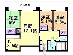 間取図画像 3LDK