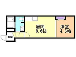 間取図画像 1LDK