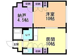 間取図画像 1SLDK