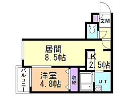 間取図画像 1LDK