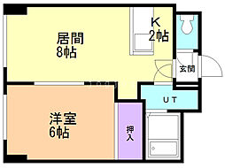 間取図画像 1LDK
