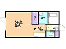 メゾンサトウ 1Kの間取図画像