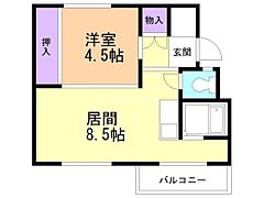 物件の間取り