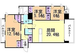 物件の間取り
