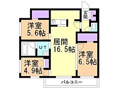 物件の間取り