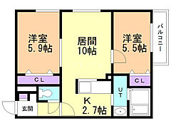 物件の間取り
