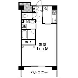 IP2ndIsis 1LDKの間取図画像