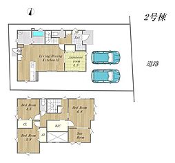 新築戸建　岡山市中撫川　吉備小学校・吉備中学校エリア