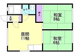 三上コーポ 2階/-