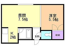 コーポノースヴィレッジ 2階