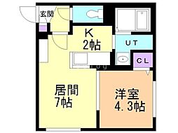 間取図画像 1LDK
