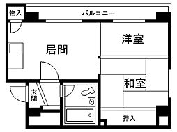 間取図画像 2DK