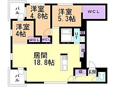 物件の間取り
