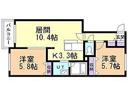 システムコート本通 1階/101