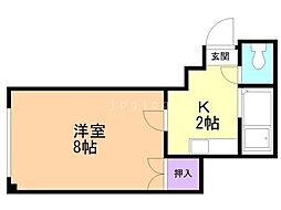 クレッセントサッポロ 4階/405