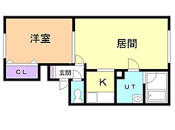 間取図画像 1LDK