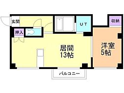 ソシアルコートサトー 1LDKの間取図画像