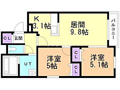 物件の間取り