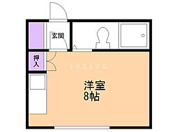 千葉ビル ワンルームの間取図画像