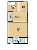 聖和荘 2-2 ｜ 和歌山県和歌山市三葛（賃貸アパート2K・2階・23.00㎡） その2