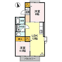 セジュールエイト 201 ｜ 和歌山県海南市大野中（賃貸アパート2LDK・2階・48.29㎡） その2