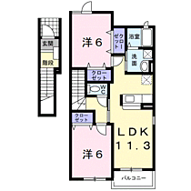 ハピネス・ブルック　I 201 ｜ 和歌山県御坊市藤田町吉田726-52（賃貸アパート2LDK・2階・58.48㎡） その2